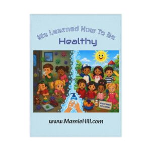 Healthy Habits Kids Educational Toddler Blanket