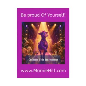 Be Proud of Yourself Confidence Kids Toddler Blanket